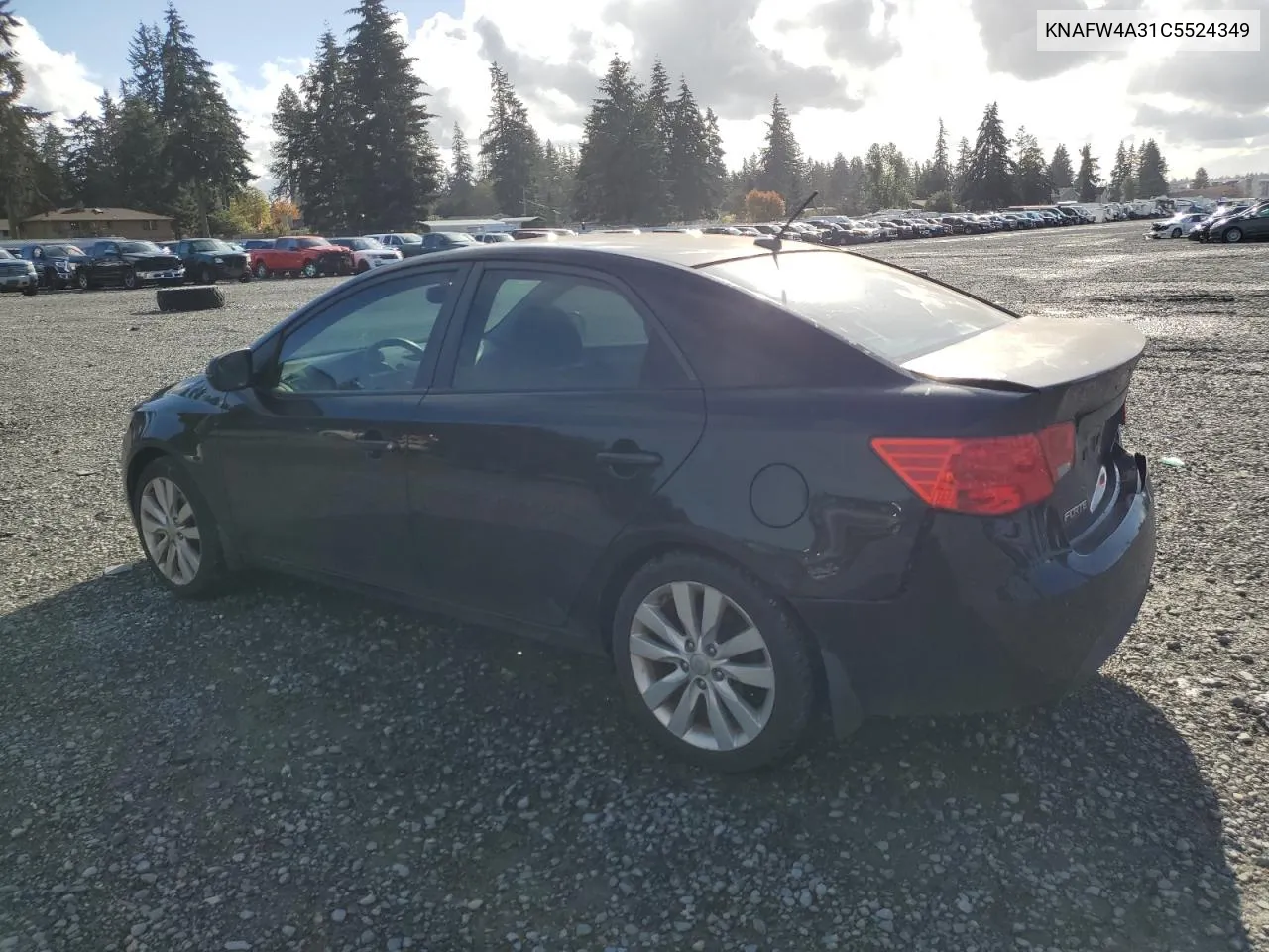 2012 Kia Forte Sx VIN: KNAFW4A31C5524349 Lot: 78334264