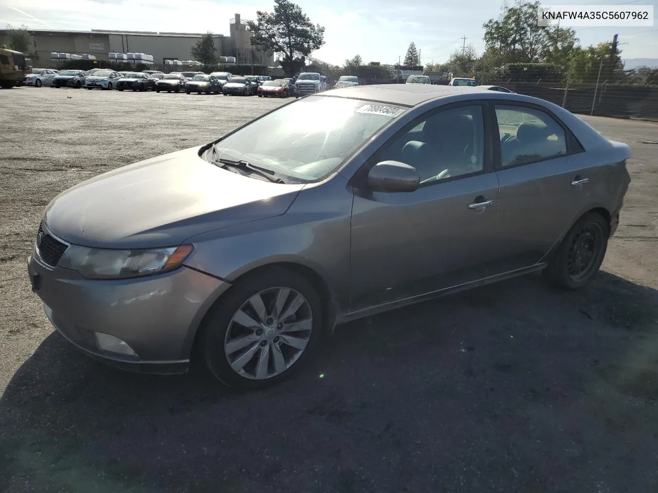 2012 Kia Forte Sx VIN: KNAFW4A35C5607962 Lot: 78904504