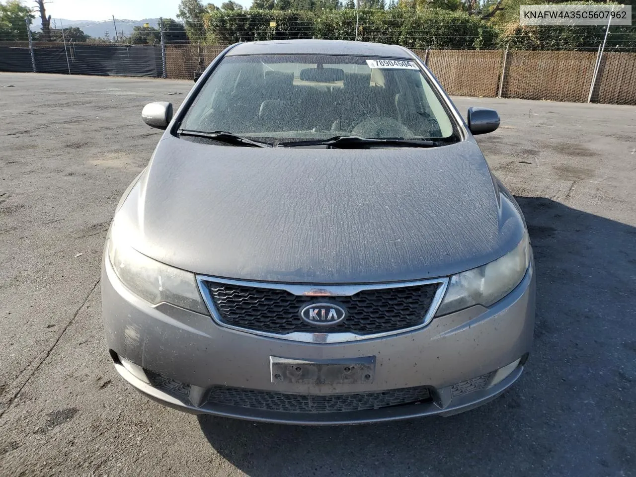 2012 Kia Forte Sx VIN: KNAFW4A35C5607962 Lot: 78904504