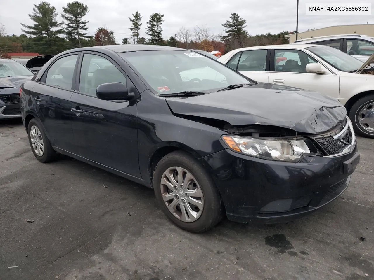 2012 Kia Forte Lx VIN: KNAFT4A2XC5586302 Lot: 79022094