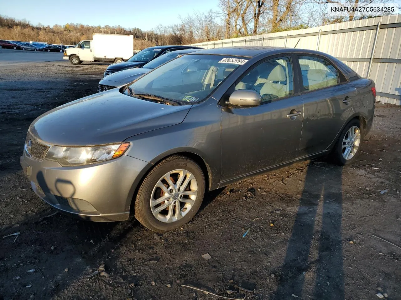 2012 Kia Forte Ex VIN: KNAFU4A27C5634285 Lot: 80655994