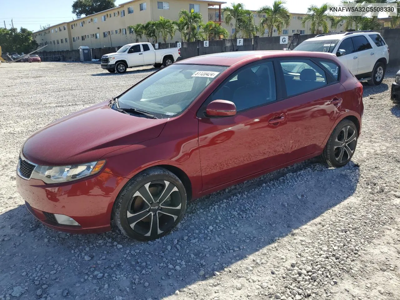 2012 Kia Forte Sx VIN: KNAFW5A32C5508330 Lot: 81120424