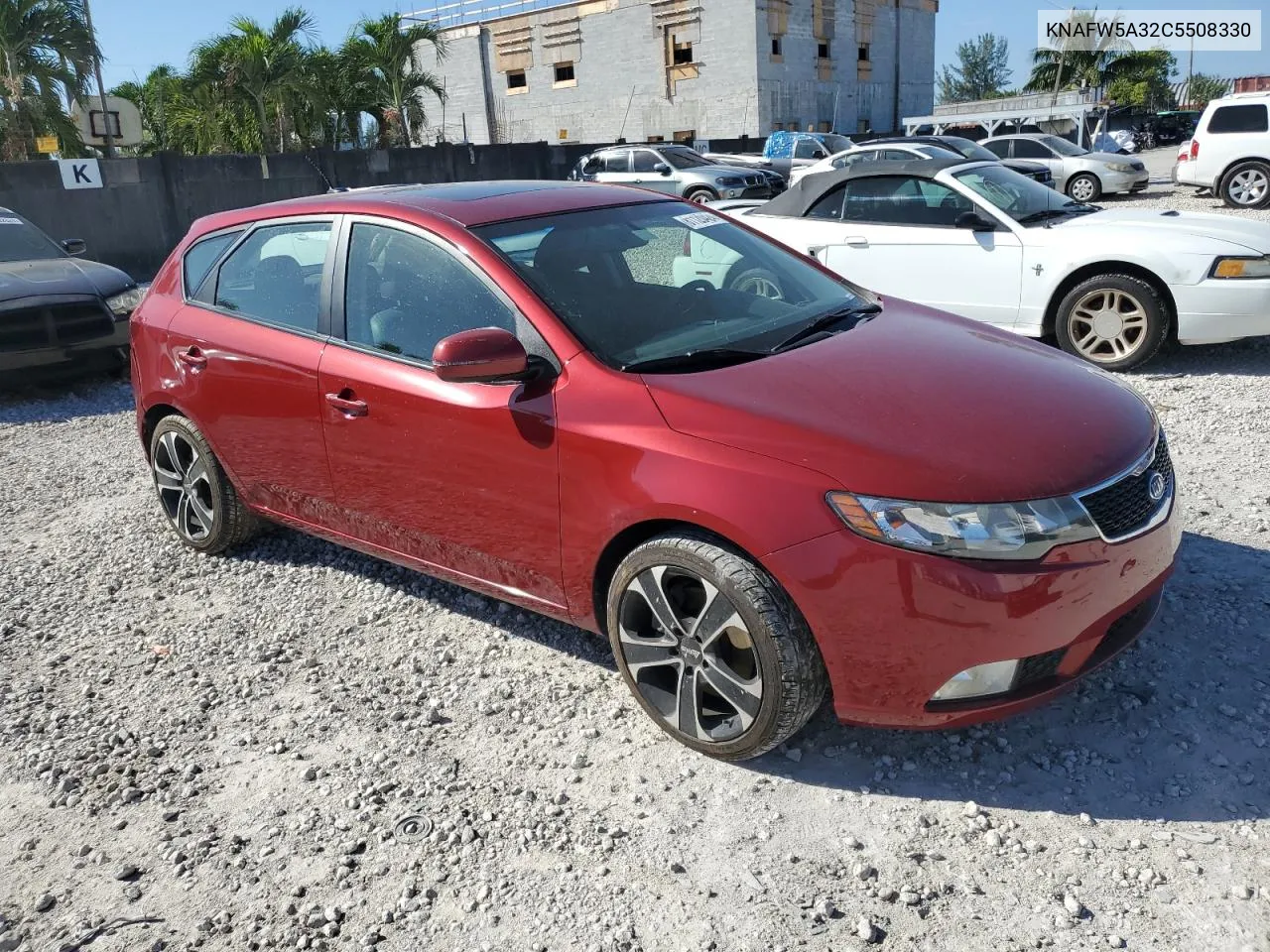 2012 Kia Forte Sx VIN: KNAFW5A32C5508330 Lot: 81120424