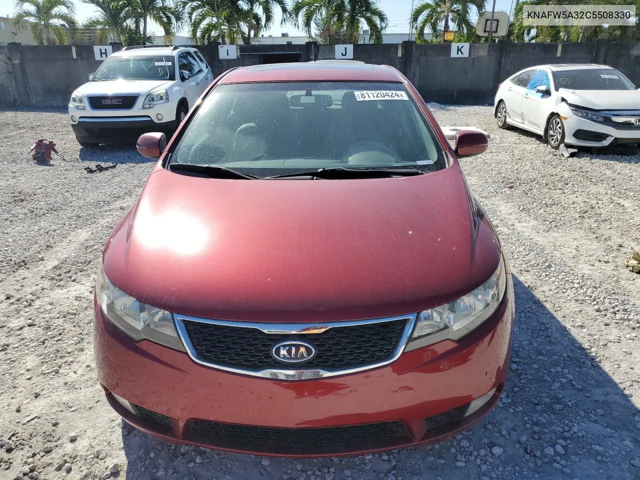 2012 Kia Forte Sx VIN: KNAFW5A32C5508330 Lot: 81120424