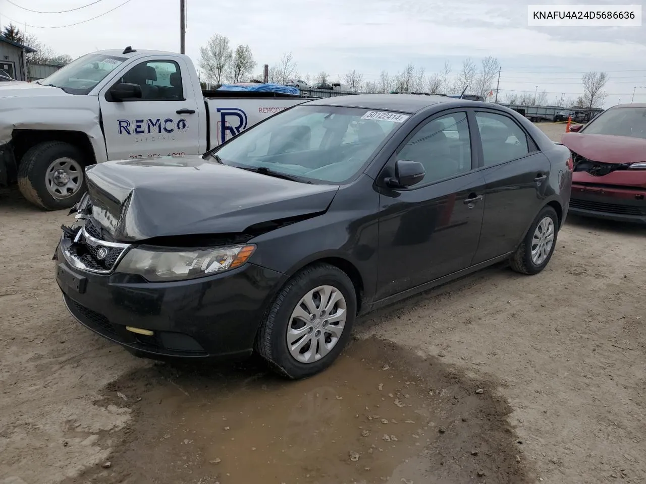 2013 Kia Forte Ex VIN: KNAFU4A24D5686636 Lot: 50122414