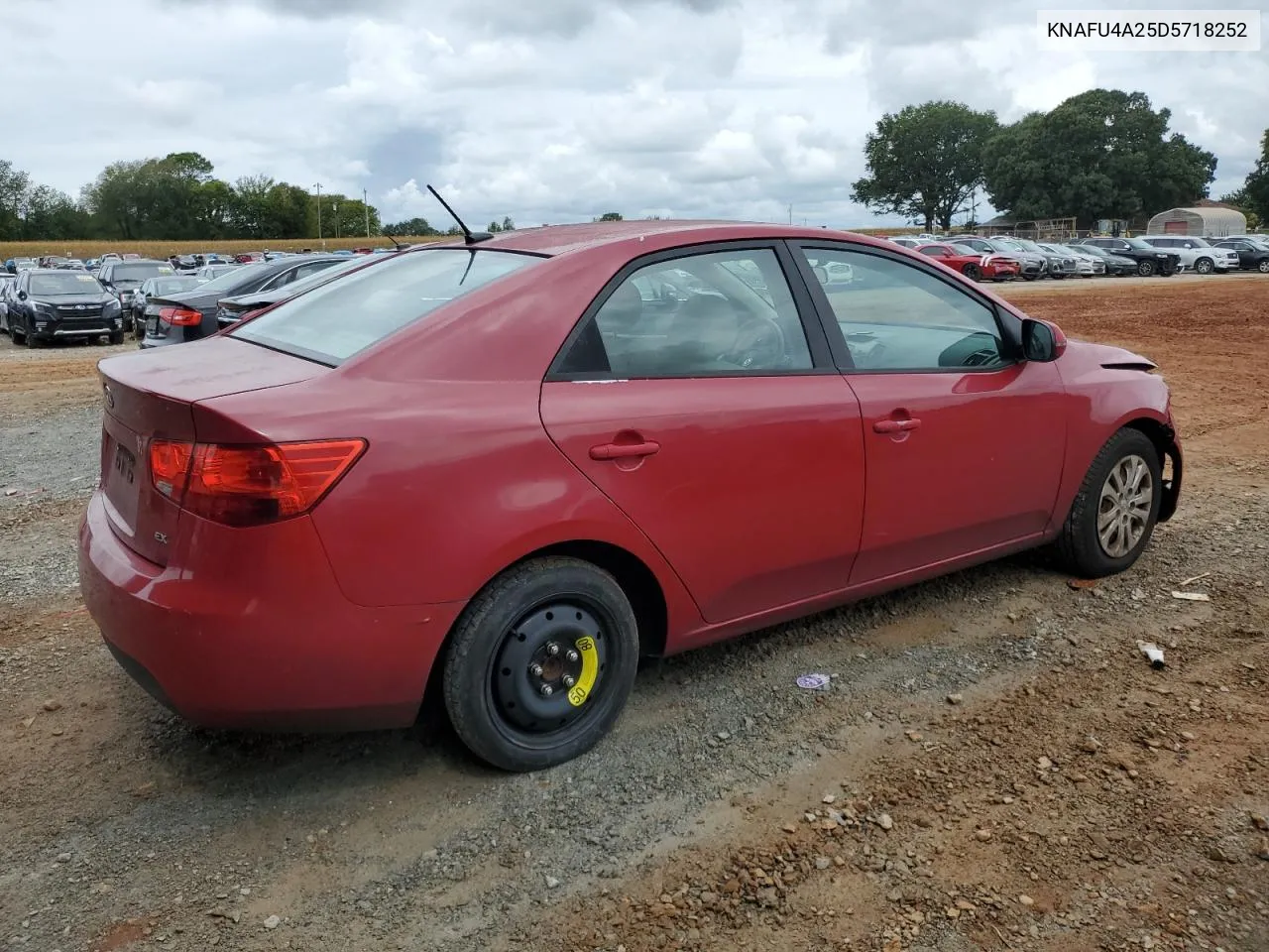 KNAFU4A25D5718252 2013 Kia Forte Ex