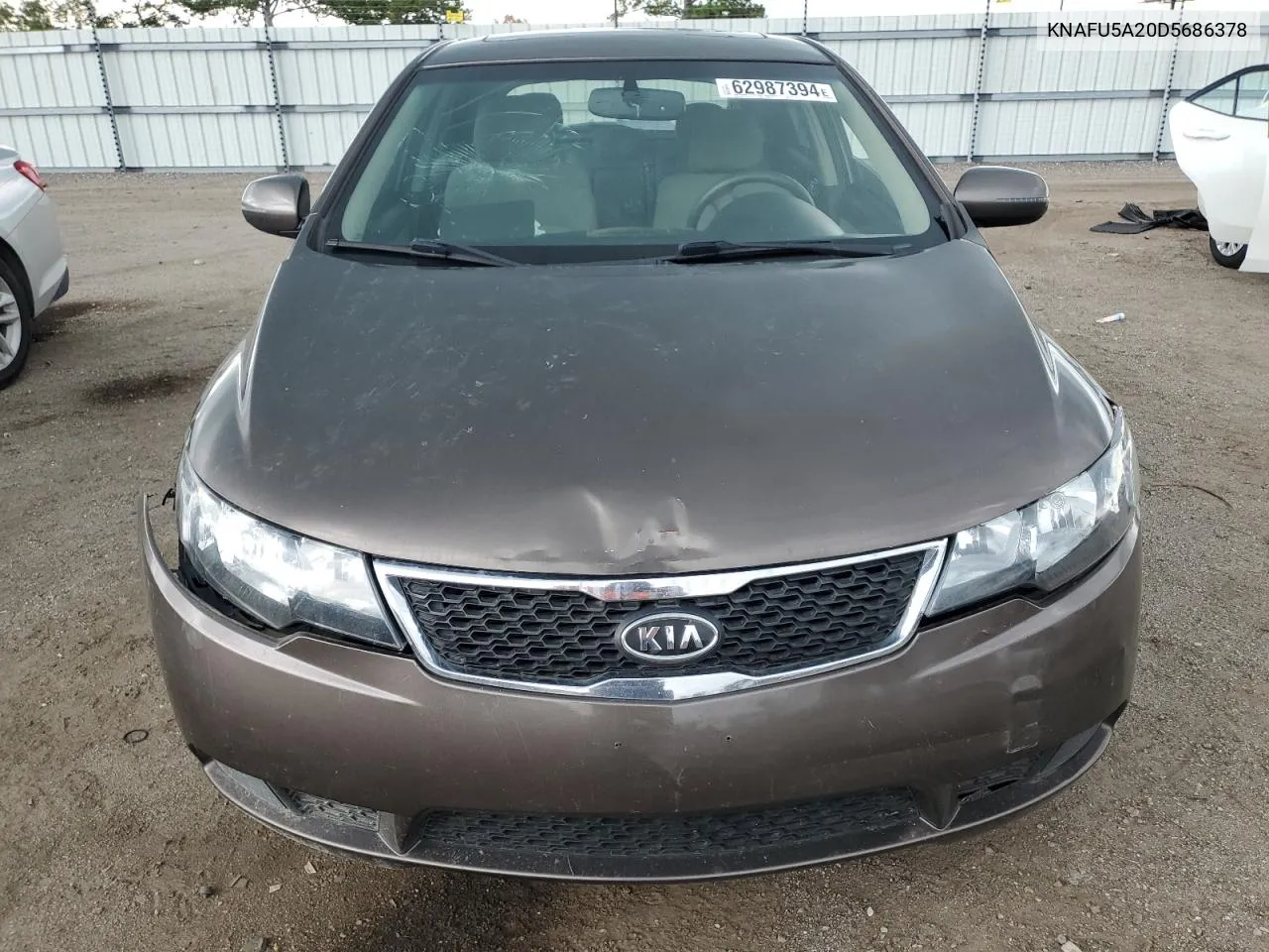 KNAFU5A20D5686378 2013 Kia Forte Ex