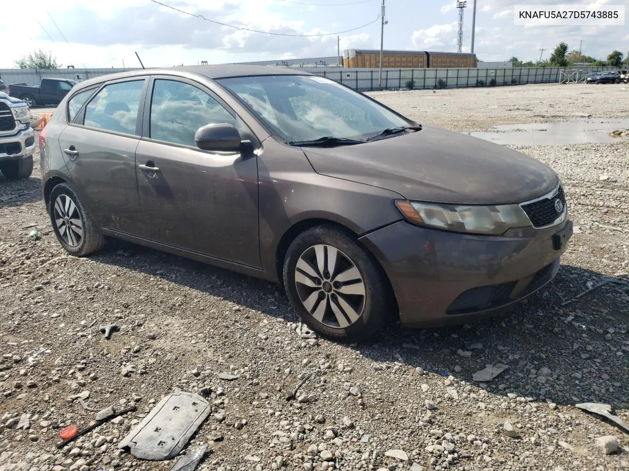 2013 Kia Forte Ex VIN: KNAFU5A27D5743885 Lot: 63921474