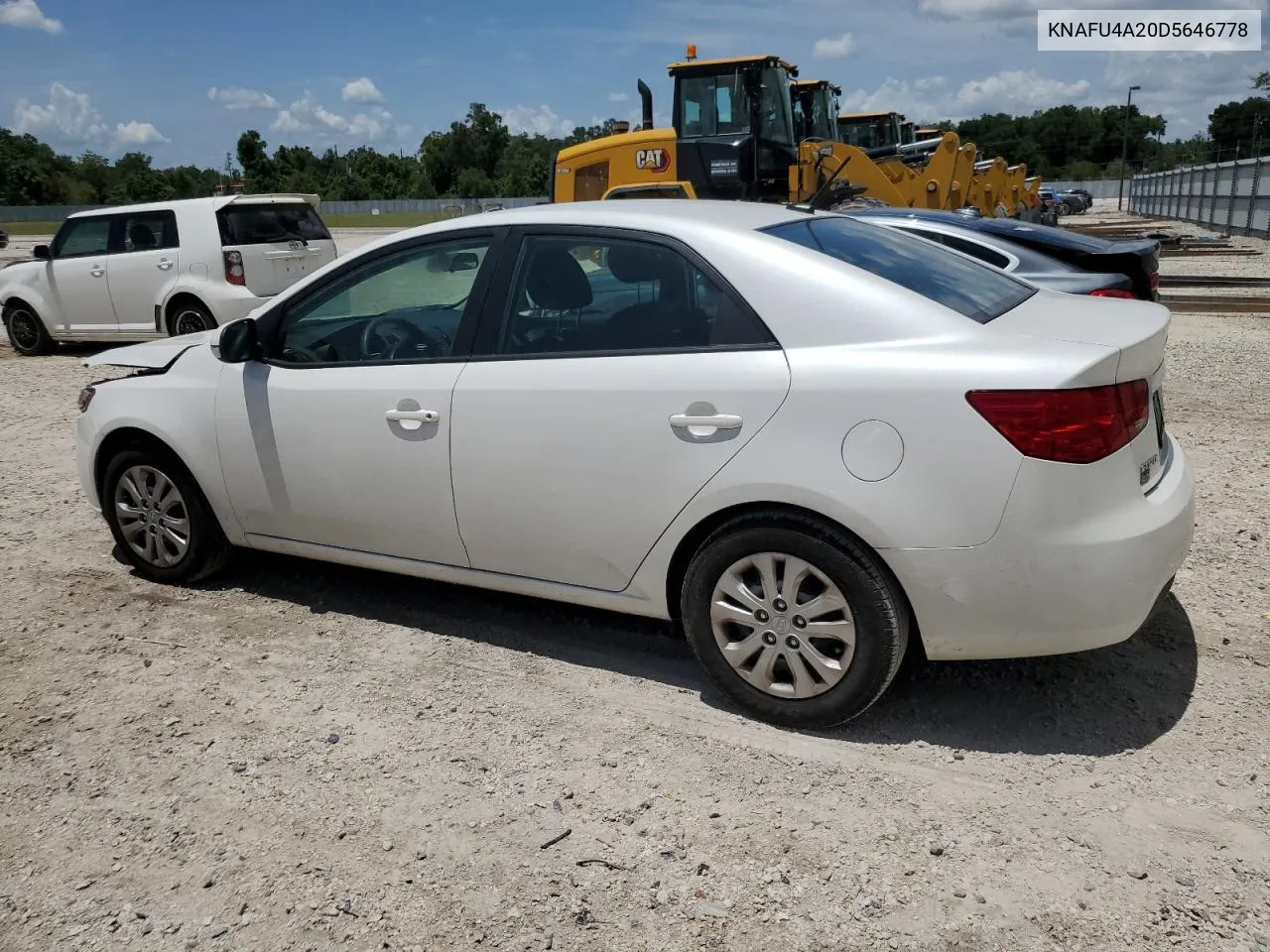 2013 Kia Forte Ex VIN: KNAFU4A20D5646778 Lot: 64380334