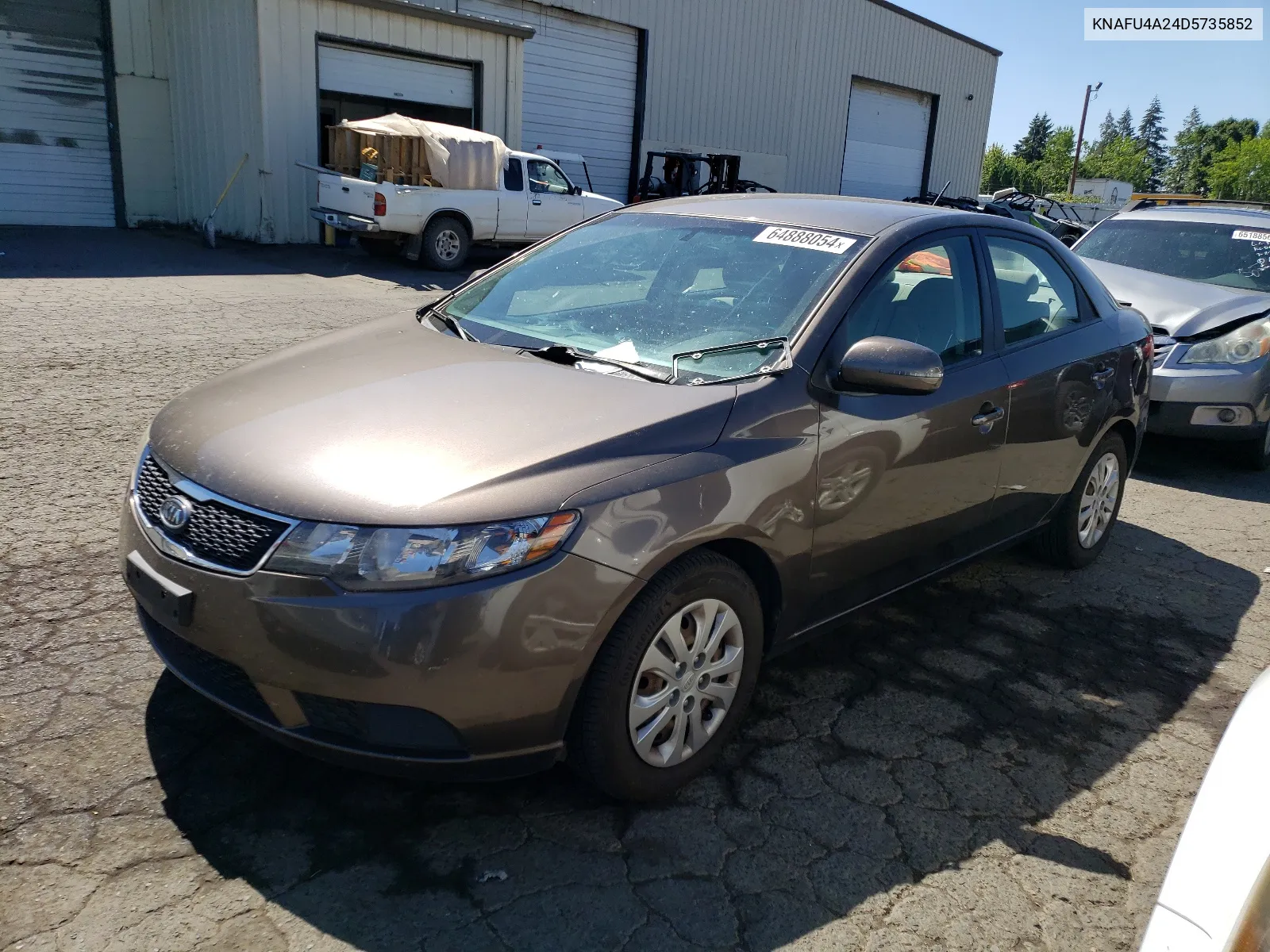 KNAFU4A24D5735852 2013 Kia Forte Ex