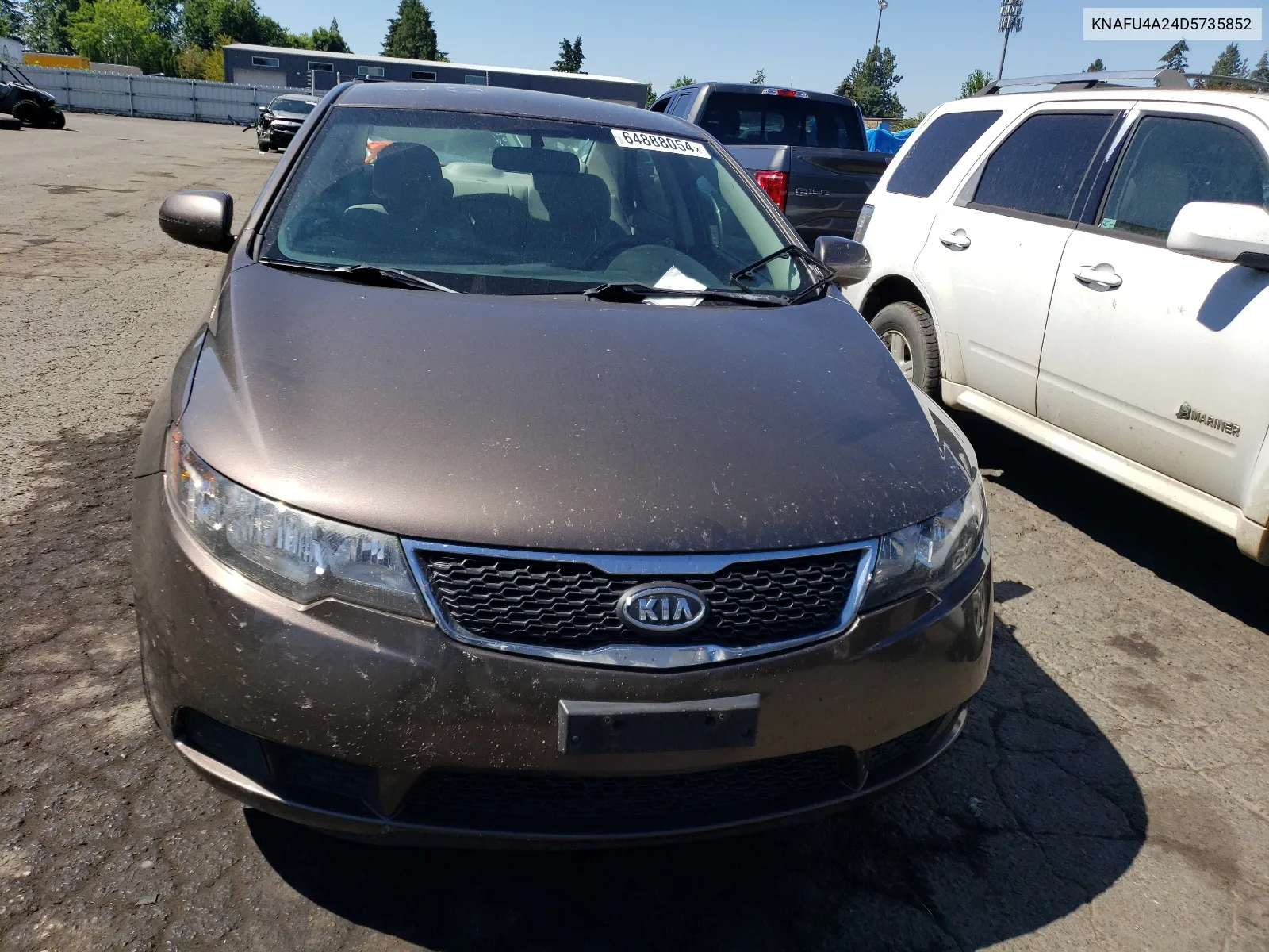 KNAFU4A24D5735852 2013 Kia Forte Ex