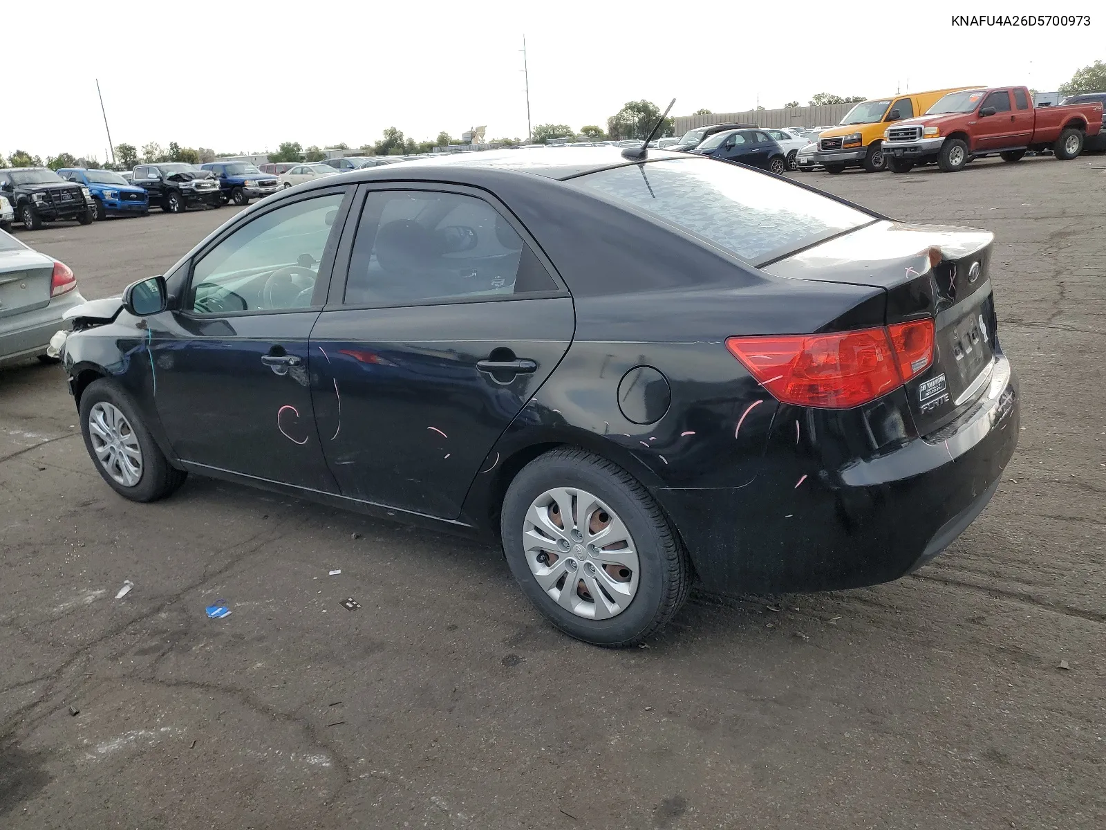 2013 Kia Forte Ex VIN: KNAFU4A26D5700973 Lot: 67343244