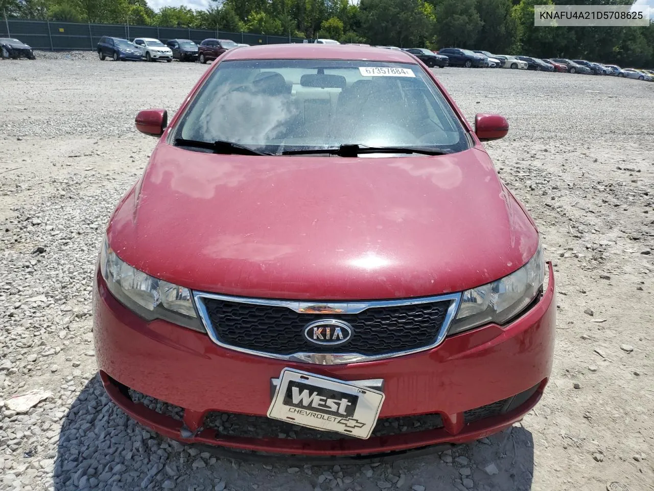 KNAFU4A21D5708625 2013 Kia Forte Ex