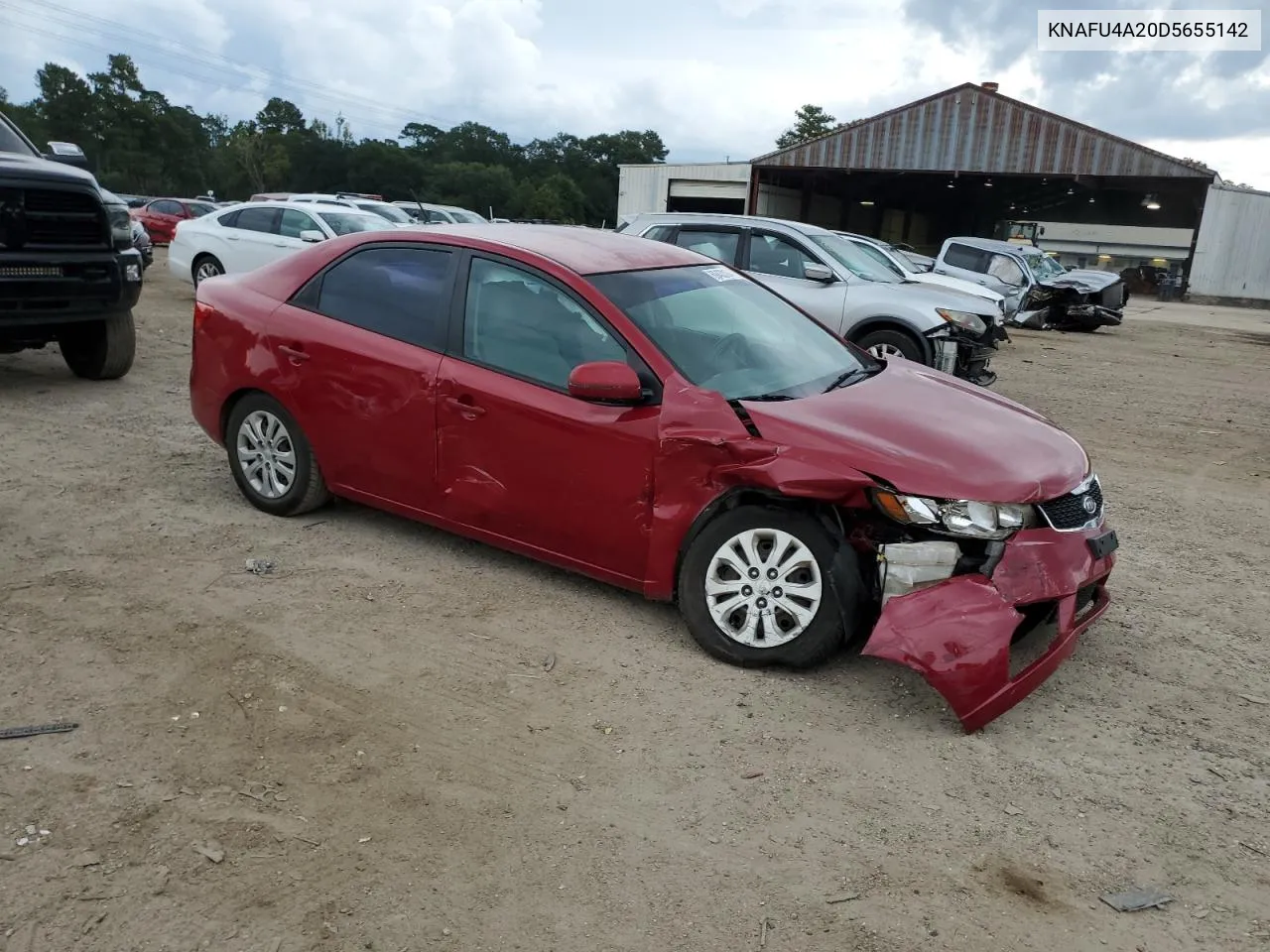 KNAFU4A20D5655142 2013 Kia Forte Ex