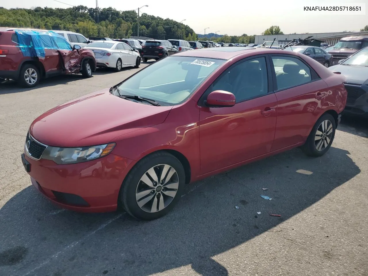 2013 Kia Forte Ex VIN: KNAFU4A28D5718651 Lot: 70525854