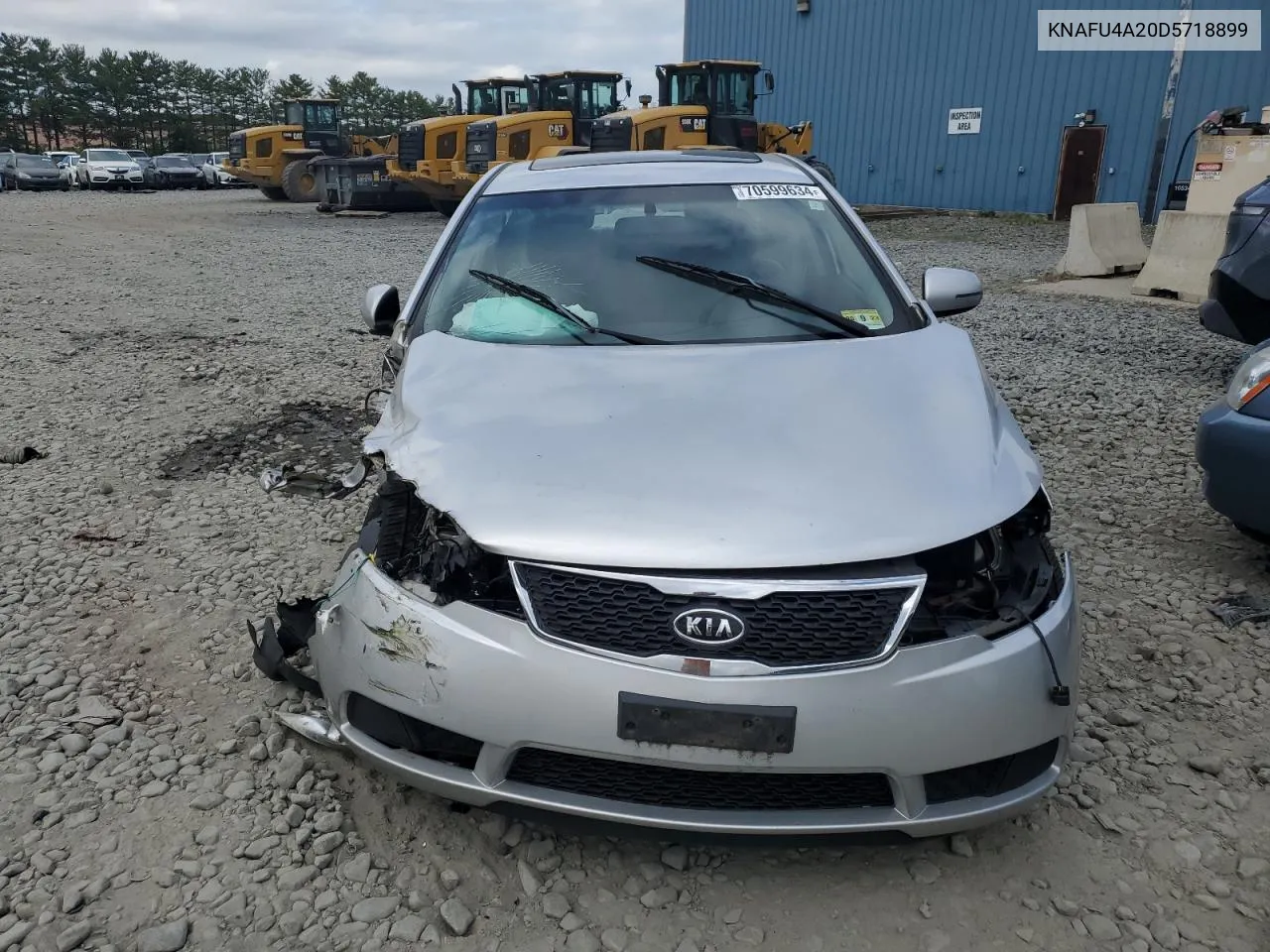 2013 Kia Forte Ex VIN: KNAFU4A20D5718899 Lot: 70599634