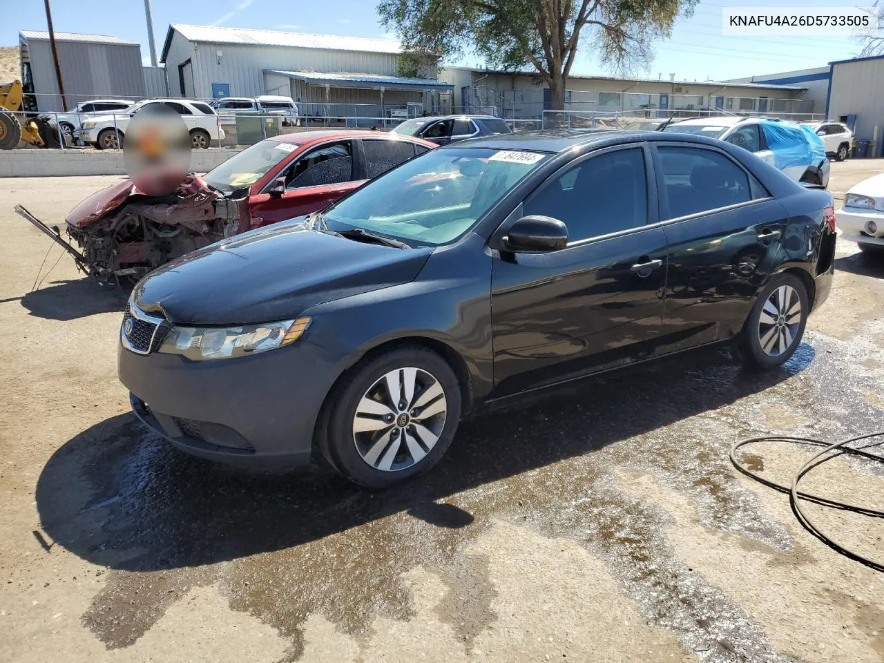 2013 Kia Forte Ex VIN: KNAFU4A26D5733505 Lot: 71847694