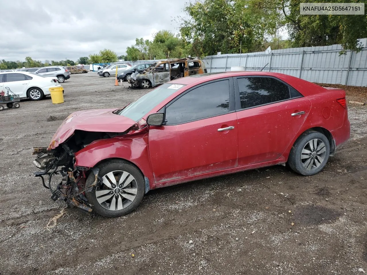 2013 Kia Forte Ex VIN: KNAFU4A25D5647151 Lot: 72150334