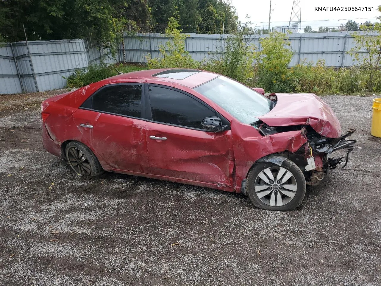 2013 Kia Forte Ex VIN: KNAFU4A25D5647151 Lot: 72150334