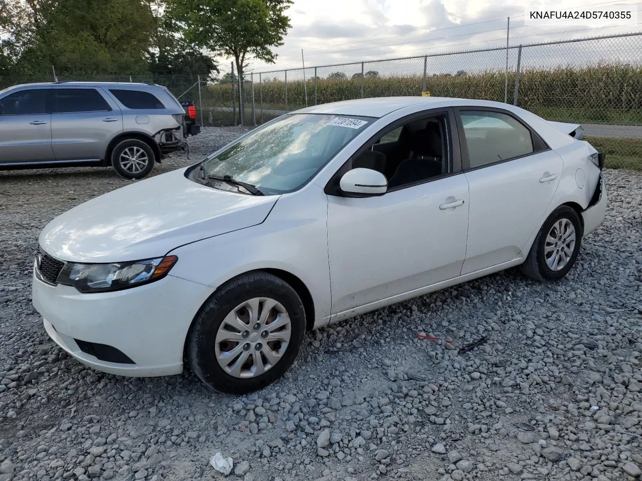 2013 Kia Forte Ex VIN: KNAFU4A24D5740355 Lot: 72381694