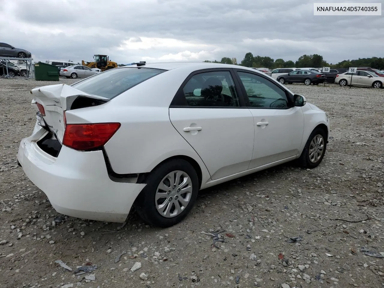 2013 Kia Forte Ex VIN: KNAFU4A24D5740355 Lot: 72381694