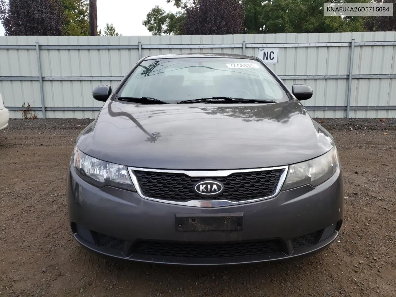 2013 Kia Forte Ex VIN: KNAFU4A26D5715084 Lot: 72738884