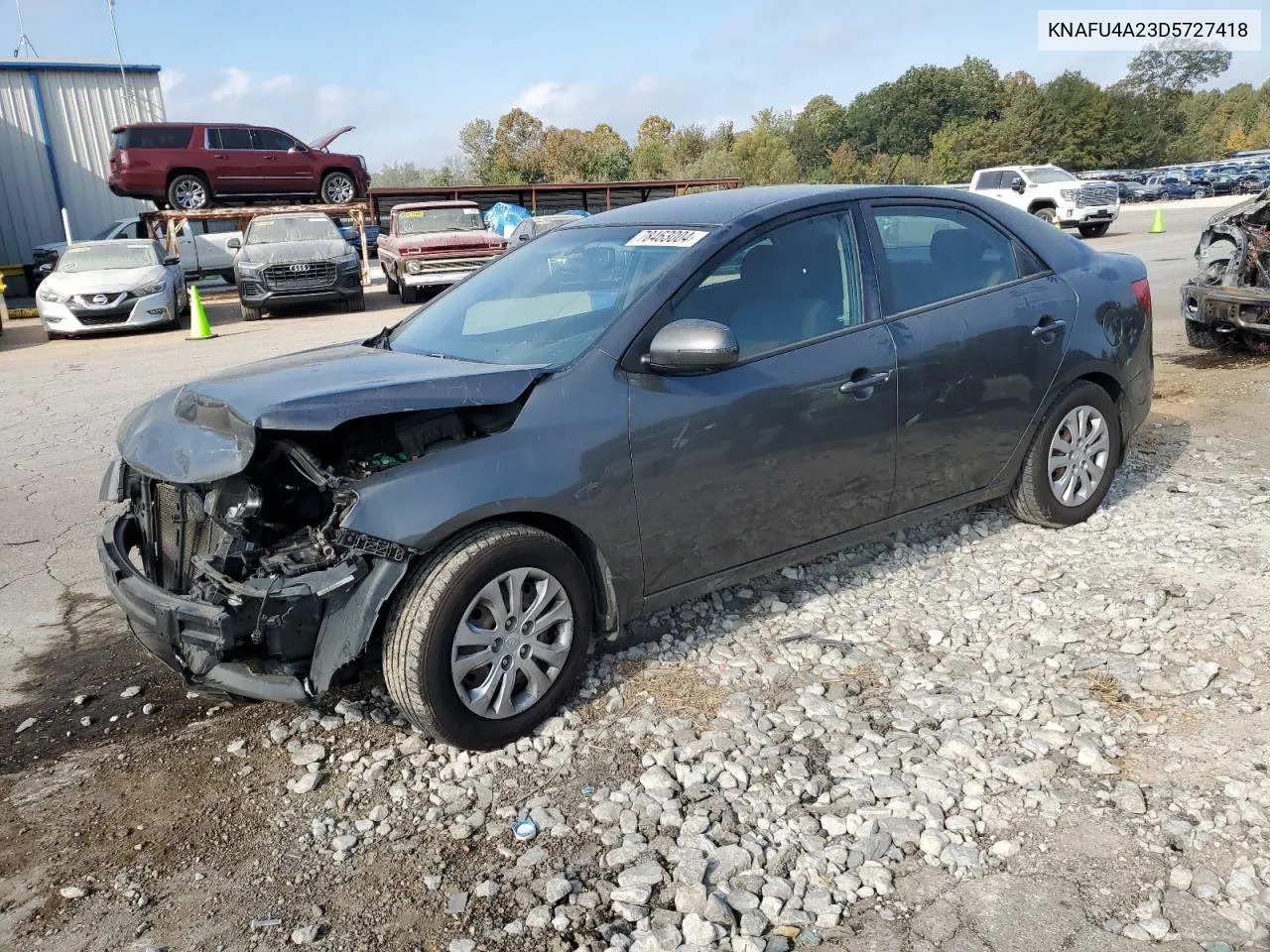 2013 Kia Forte Ex VIN: KNAFU4A23D5727418 Lot: 78463004