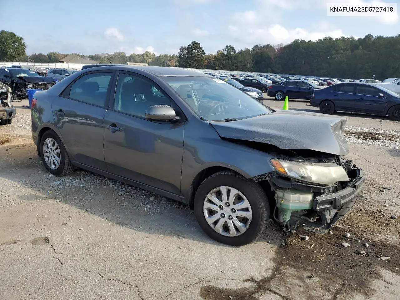 2013 Kia Forte Ex VIN: KNAFU4A23D5727418 Lot: 78463004