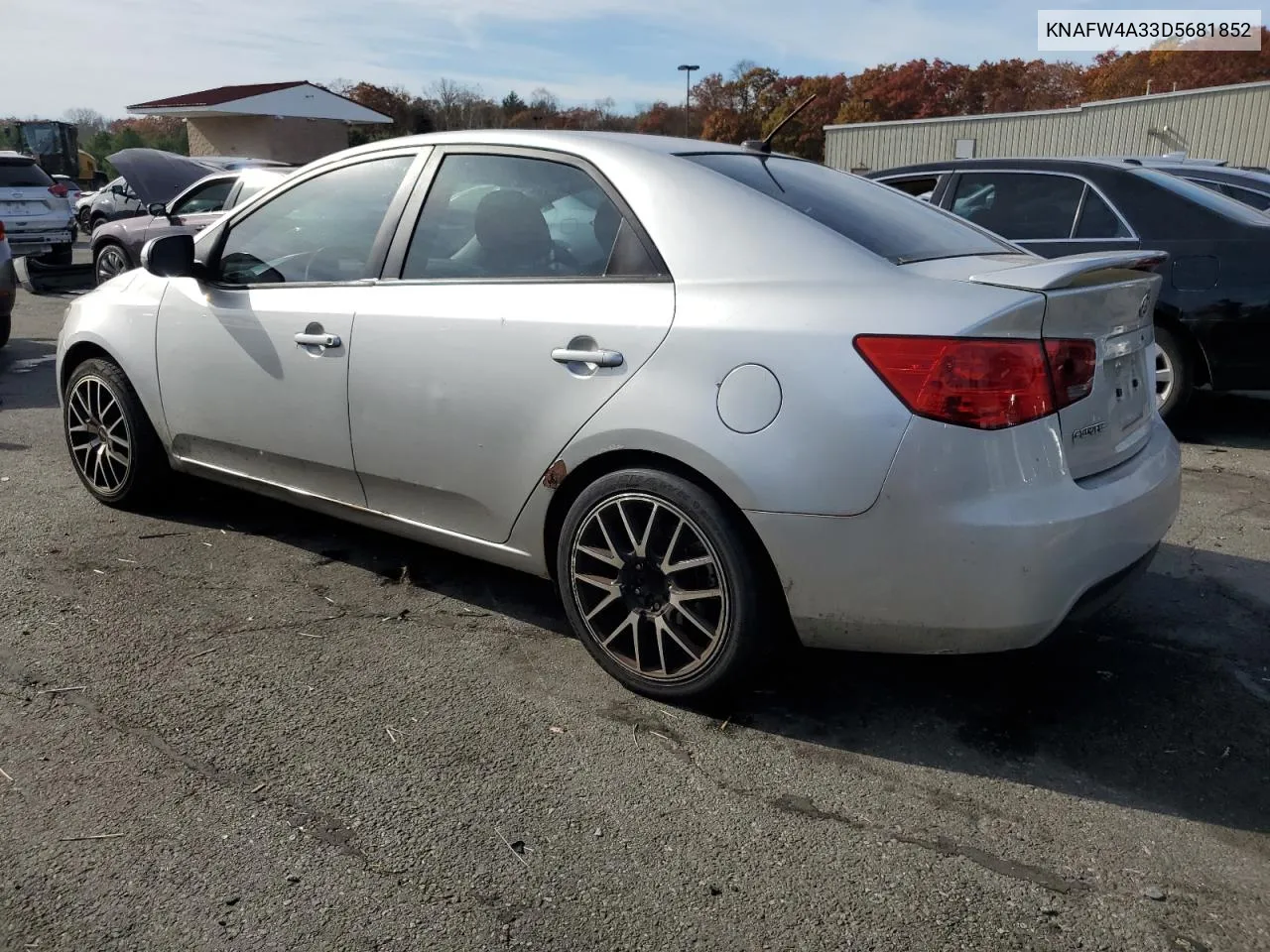 2013 Kia Forte Sx VIN: KNAFW4A33D5681852 Lot: 78779644