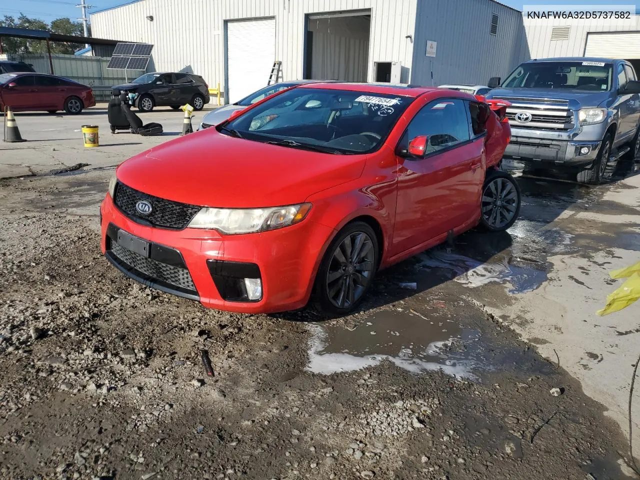 2013 Kia Forte Sx VIN: KNAFW6A32D5737582 Lot: 79477654