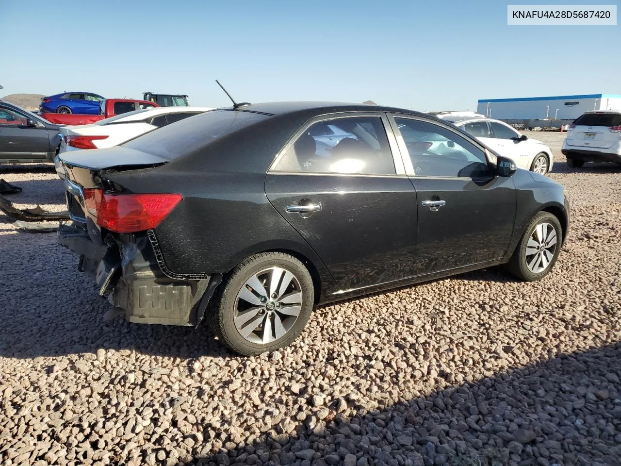 2013 Kia Forte Ex VIN: KNAFU4A28D5687420 Lot: 80172234