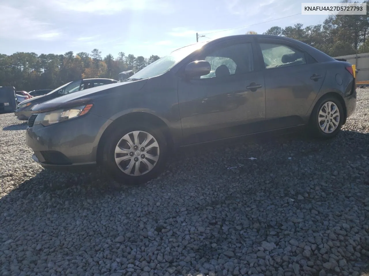 2013 Kia Forte Ex VIN: KNAFU4A27D5727793 Lot: 80844134