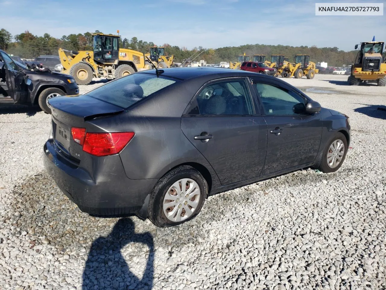 2013 Kia Forte Ex VIN: KNAFU4A27D5727793 Lot: 80844134