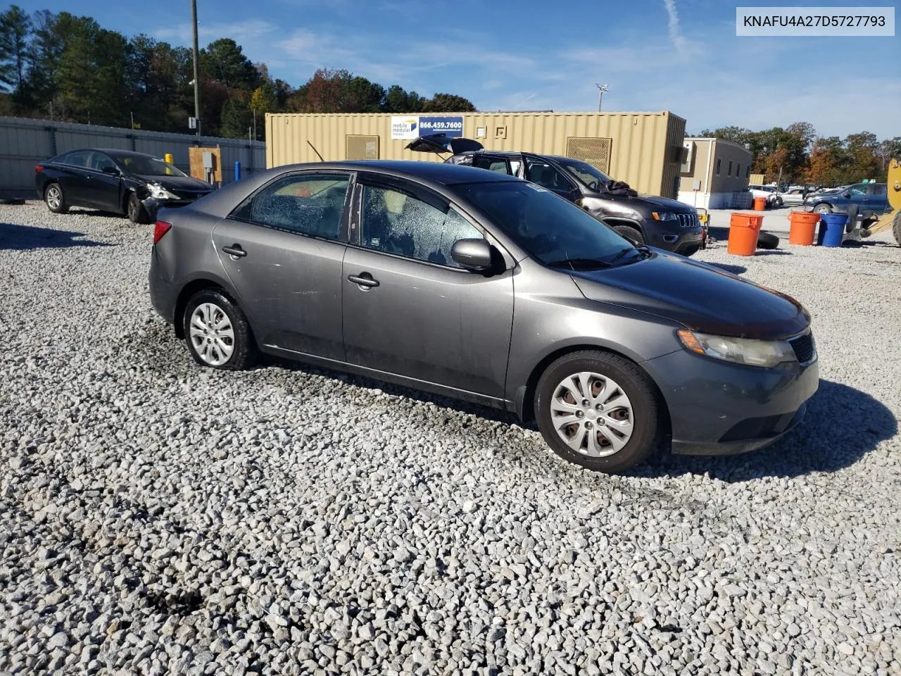 2013 Kia Forte Ex VIN: KNAFU4A27D5727793 Lot: 80844134