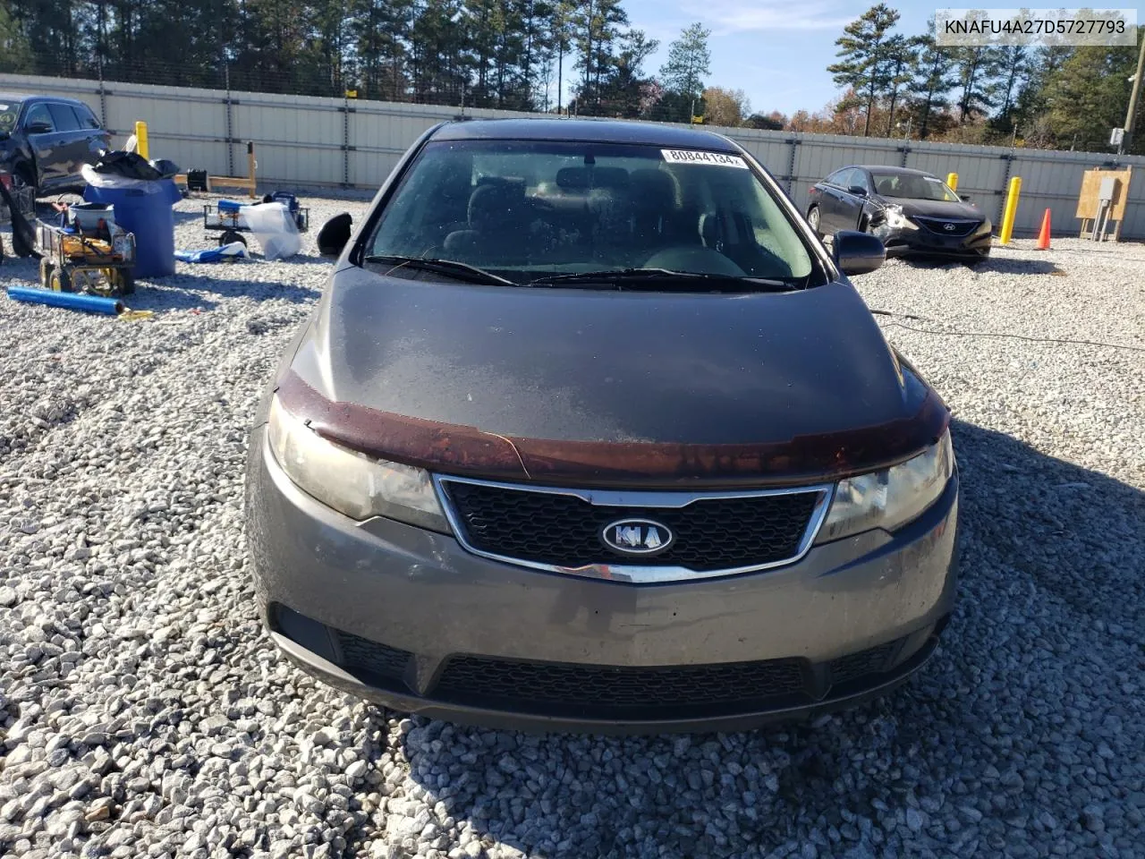 2013 Kia Forte Ex VIN: KNAFU4A27D5727793 Lot: 80844134