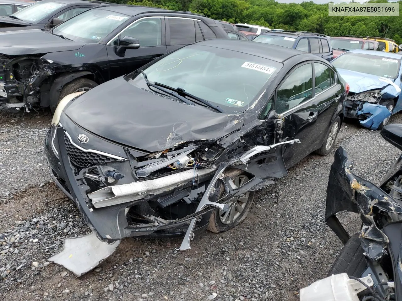 2014 Kia Forte Ex VIN: KNAFX4A87E5051696 Lot: 54514454