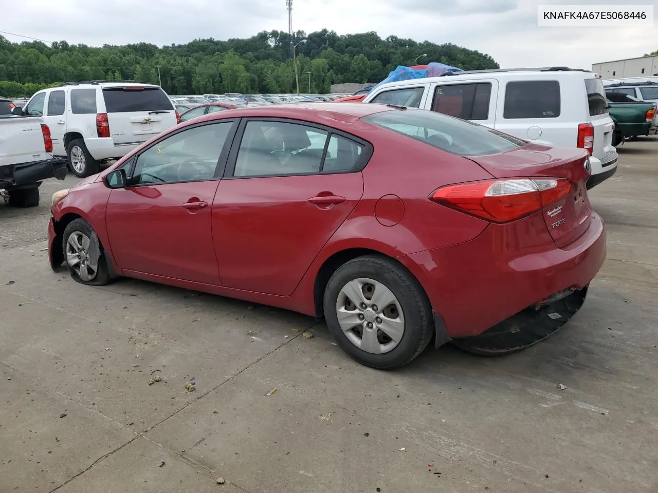 2014 Kia Forte Lx VIN: KNAFK4A67E5068446 Lot: 55894364