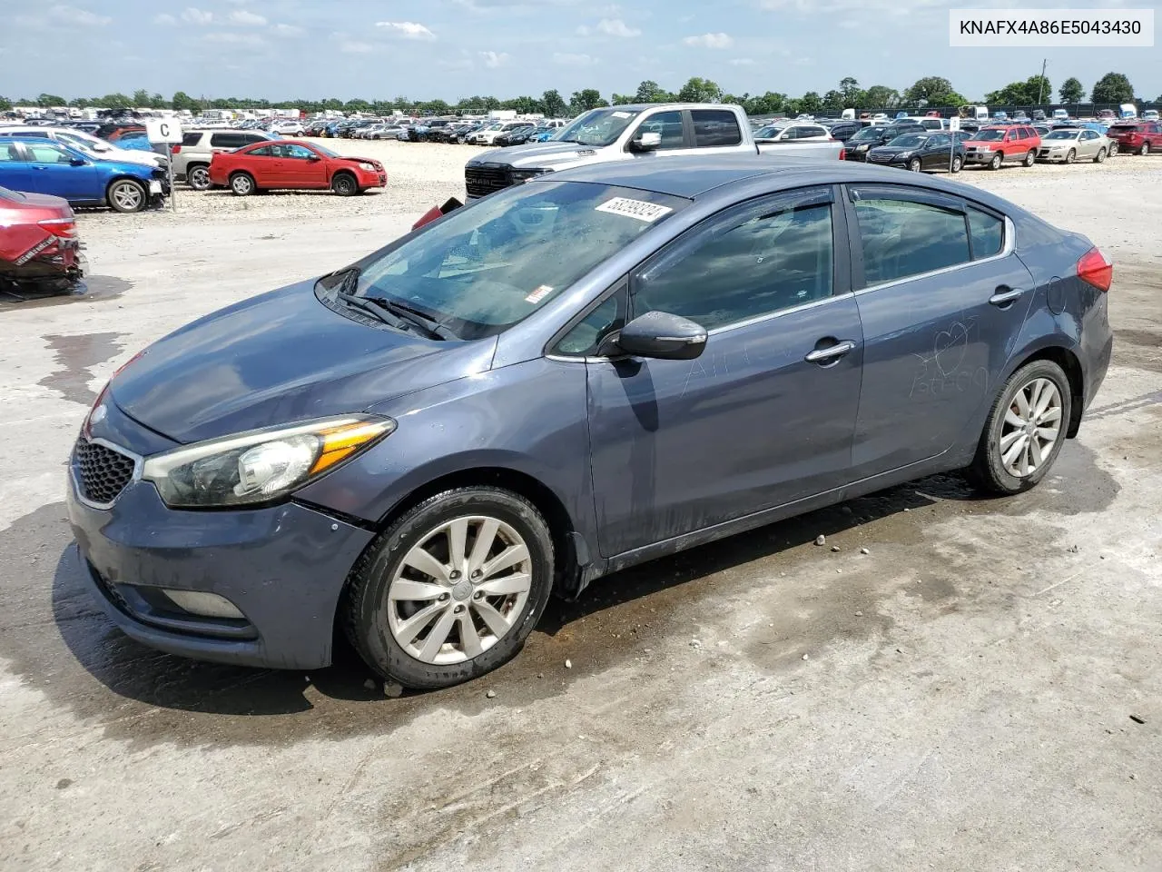 2014 Kia Forte Ex VIN: KNAFX4A86E5043430 Lot: 58299324