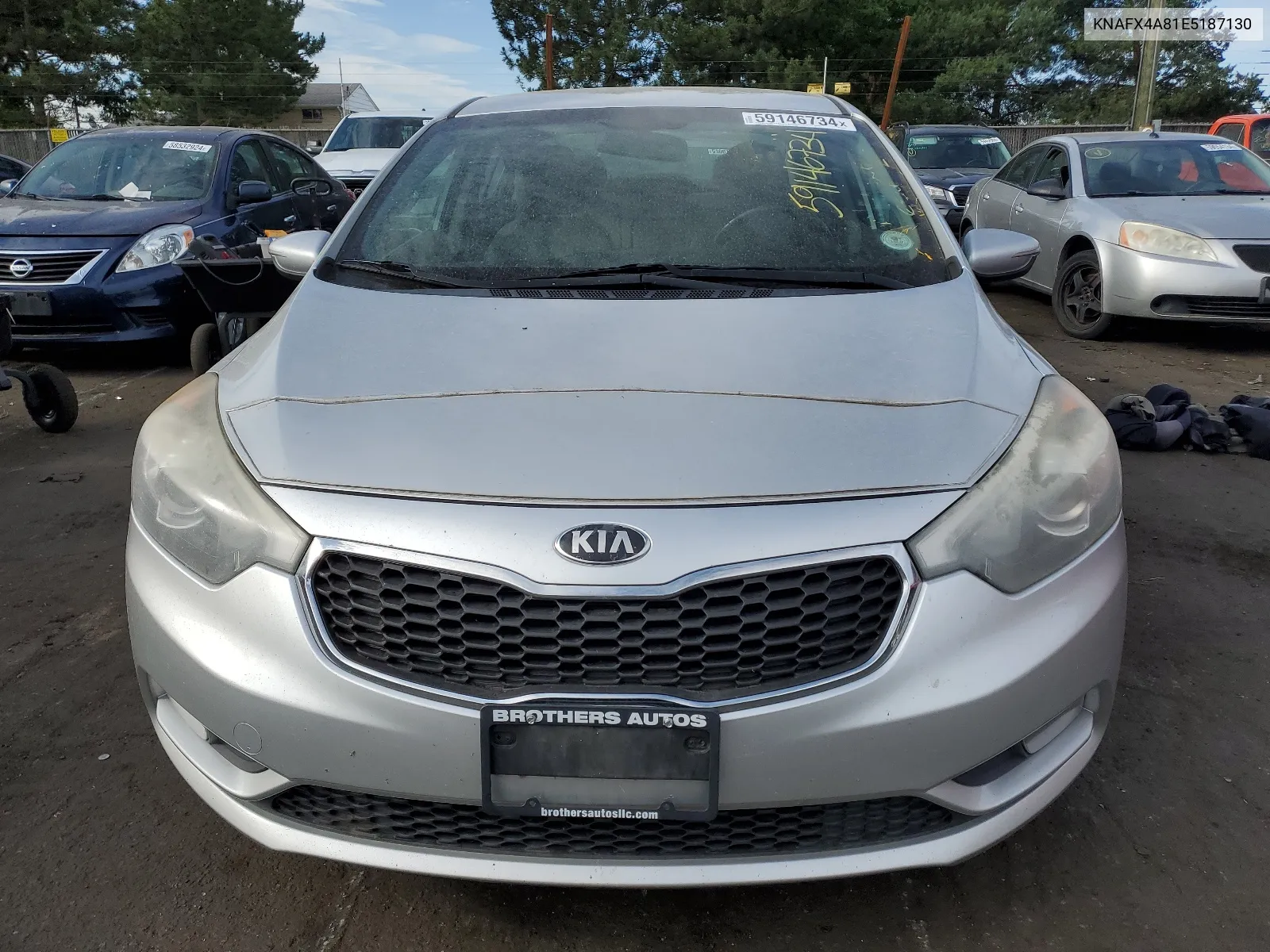 KNAFX4A81E5187130 2014 Kia Forte Ex