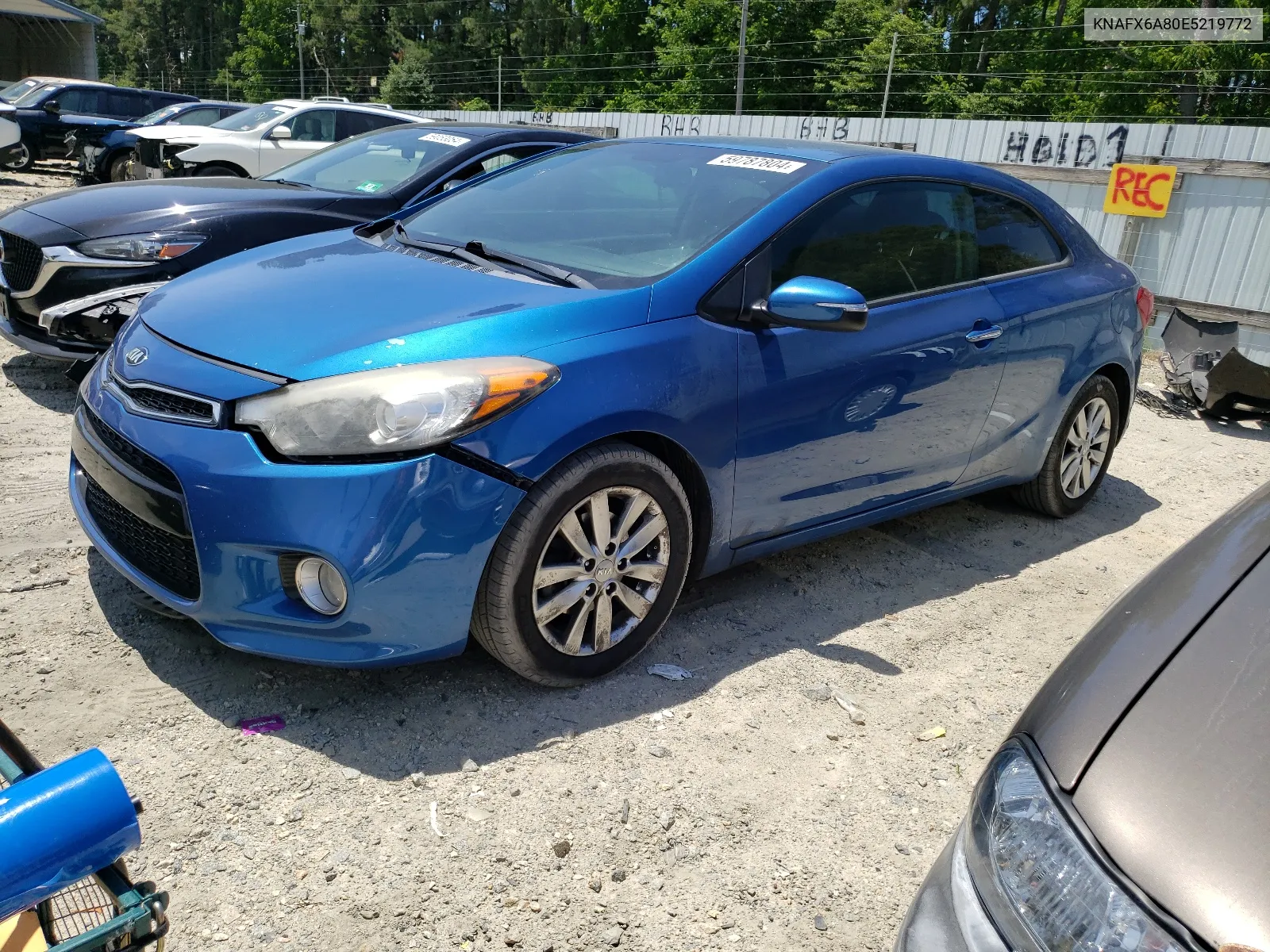 KNAFX6A80E5219772 2014 Kia Forte Ex