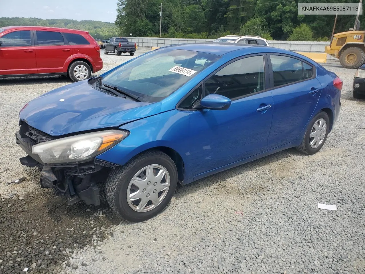 2014 Kia Forte Lx VIN: KNAFK4A69E5087113 Lot: 59890114