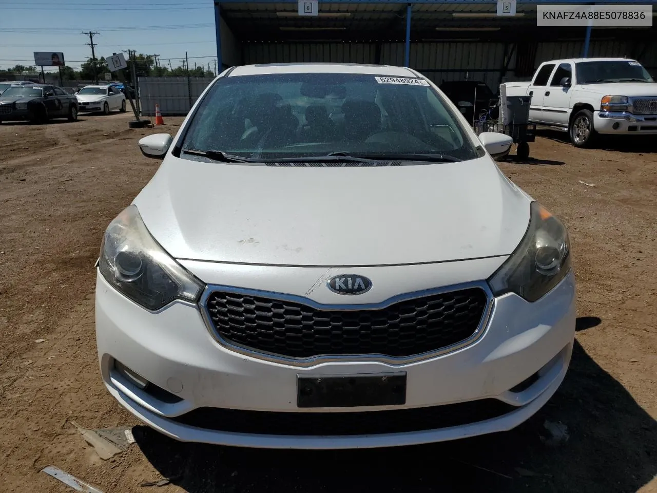 2014 Kia Forte Ex VIN: KNAFZ4A88E5078836 Lot: 62948924