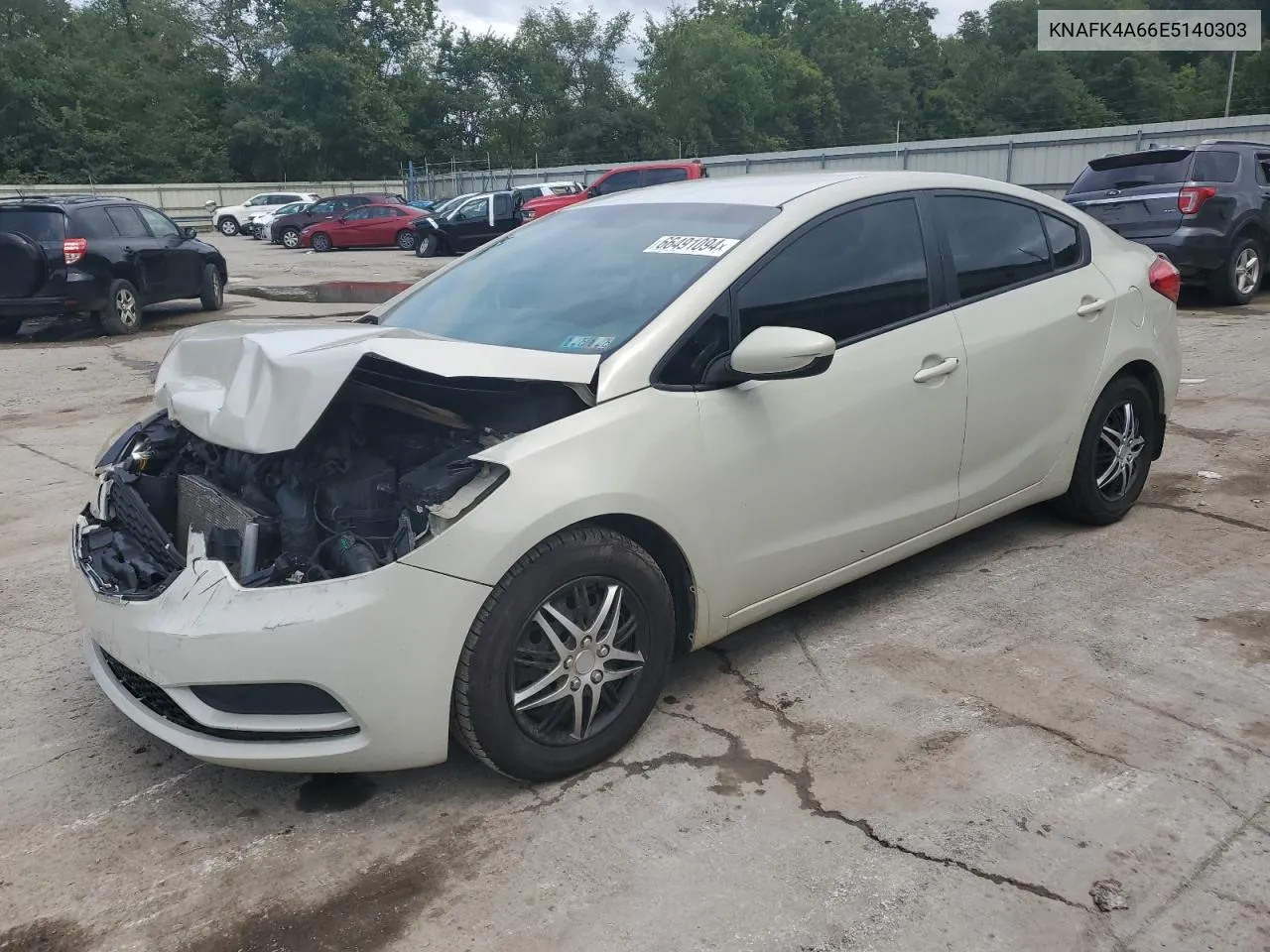 KNAFK4A66E5140303 2014 Kia Forte Lx