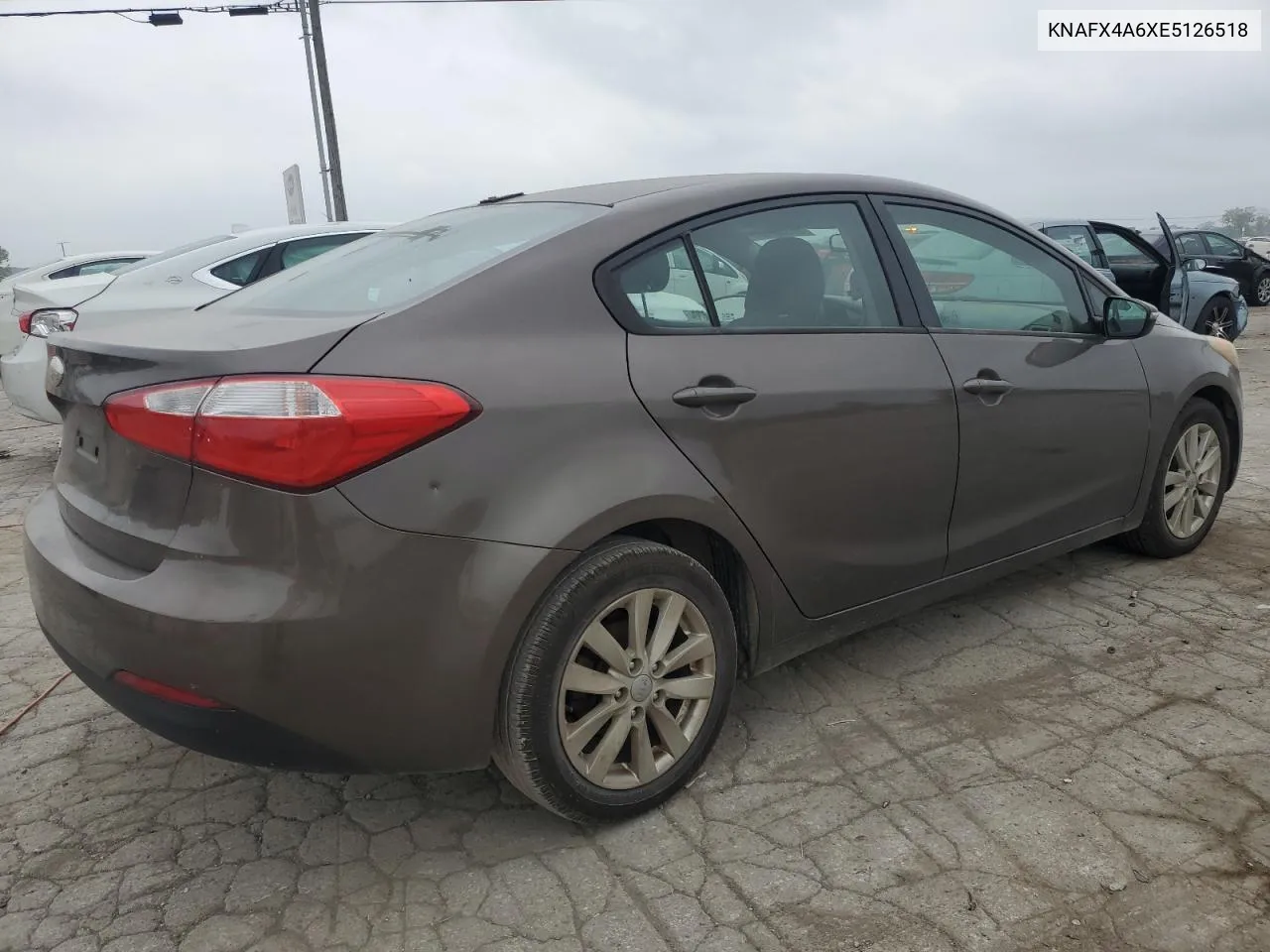 KNAFX4A6XE5126518 2014 Kia Forte Lx