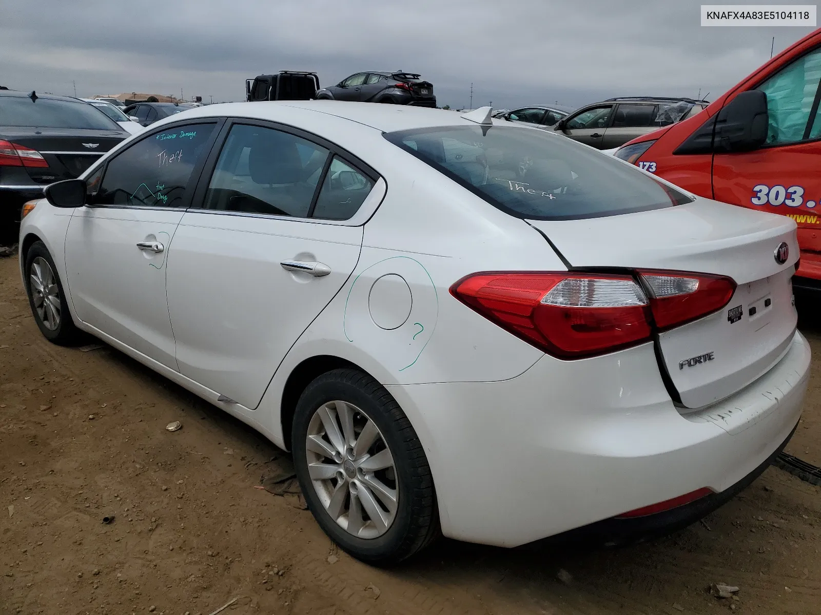 KNAFX4A83E5104118 2014 Kia Forte Ex