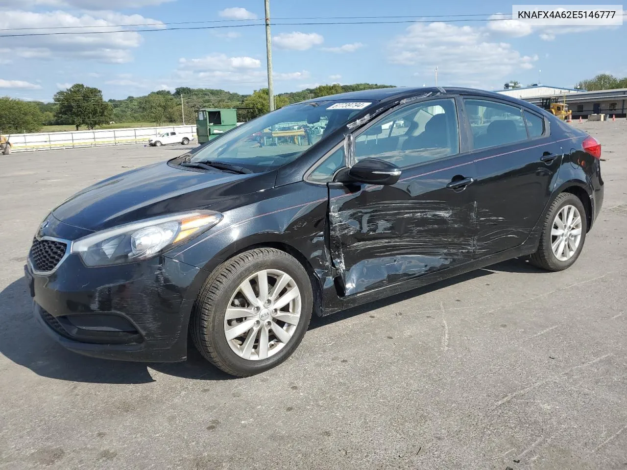 KNAFX4A62E5146777 2014 Kia Forte Lx