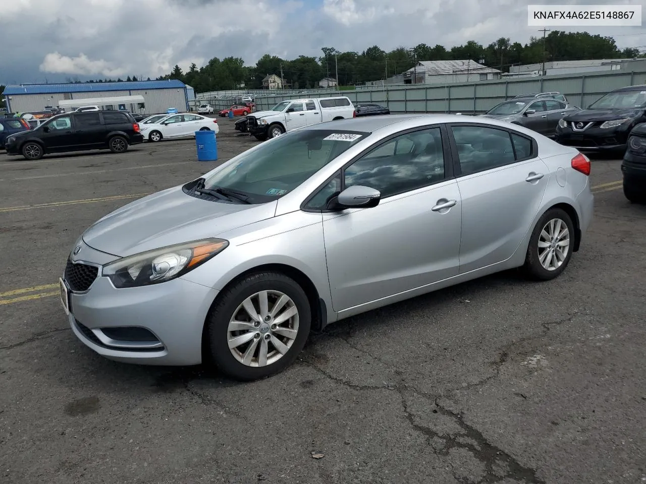 KNAFX4A62E5148867 2014 Kia Forte Lx