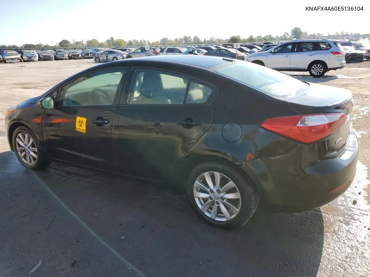 2014 Kia Forte Lx VIN: KNAFX4A60E5136104 Lot: 70280594