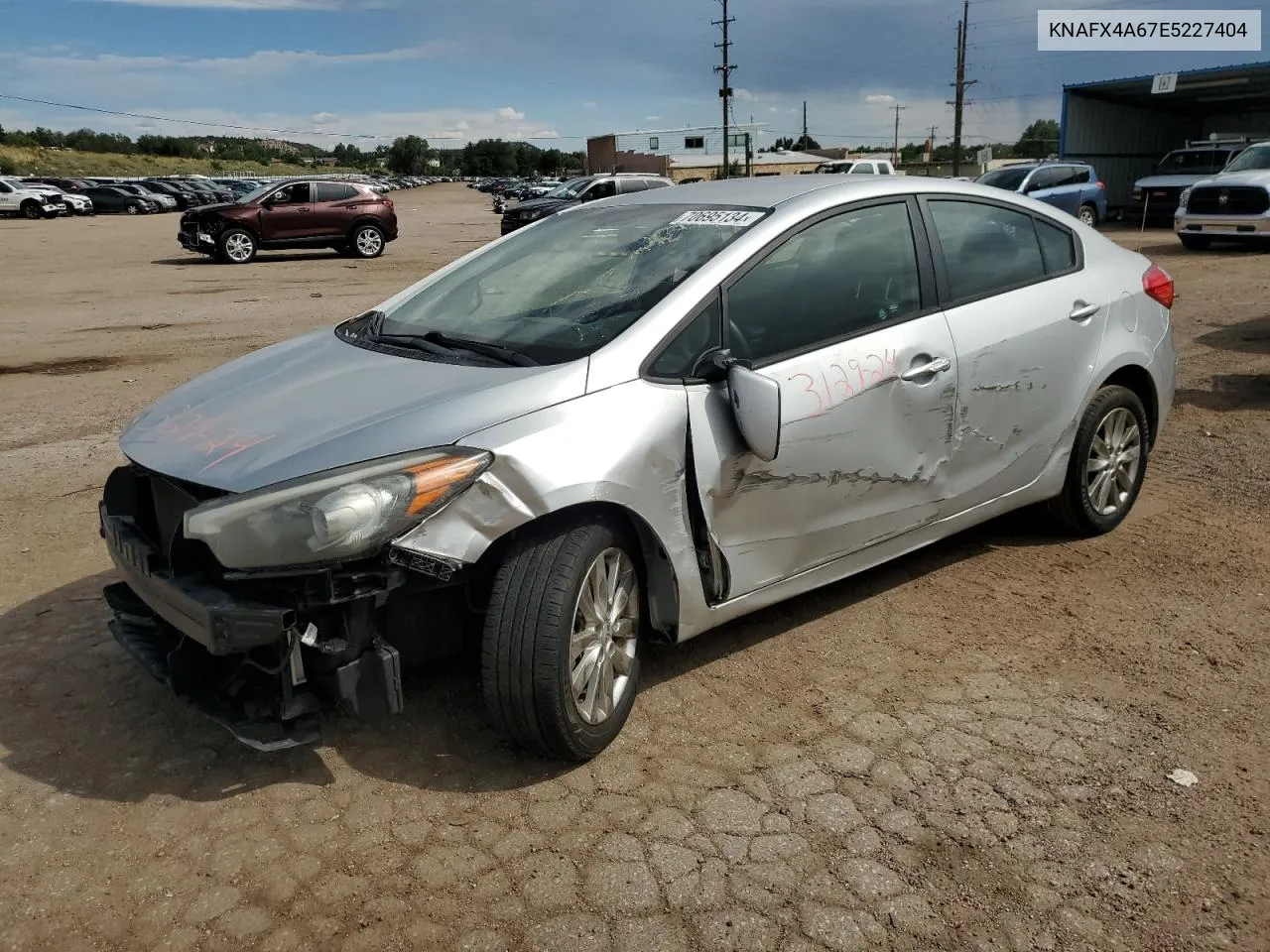 2014 Kia Forte Lx VIN: KNAFX4A67E5227404 Lot: 70695134