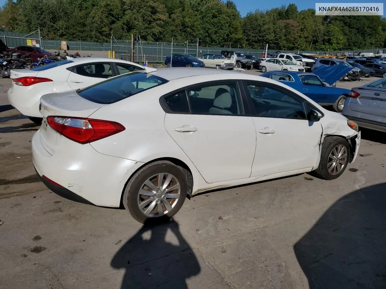 2014 Kia Forte Lx VIN: KNAFX4A62E5170416 Lot: 70839104